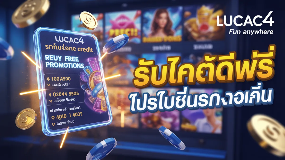 โปรโมชั่นและโค้ดเครดิตฟรี LUCAC4 อัพเดทล่าสุด